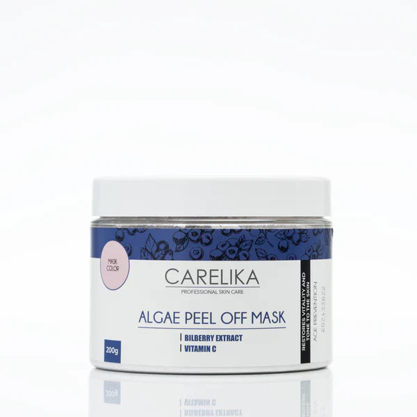 CARELIKA Algae Peel Off Mask Bilberry and Vitamin C 200gr