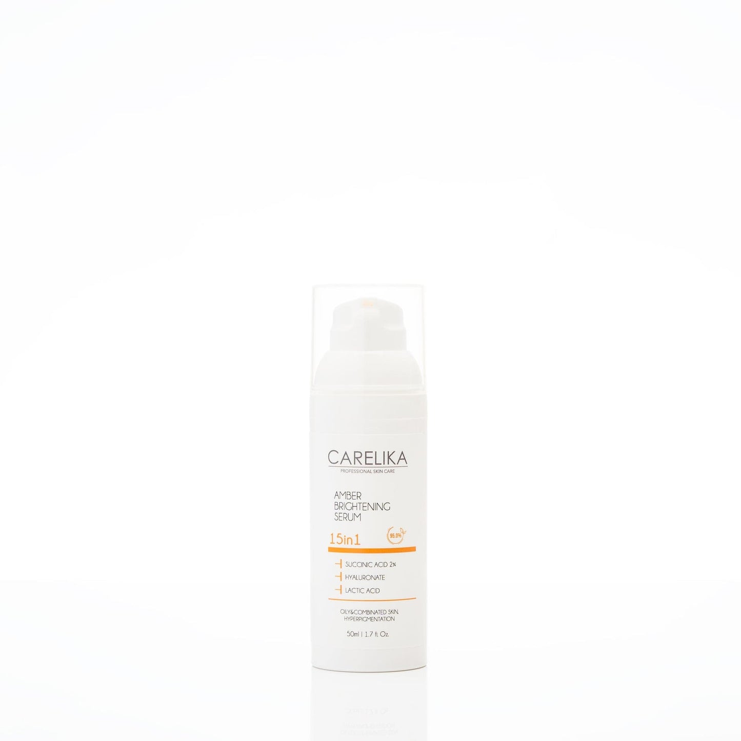 CARELIKA Amber Brightening Serum 15in1 (with Succinic Acid 2%) 50ml