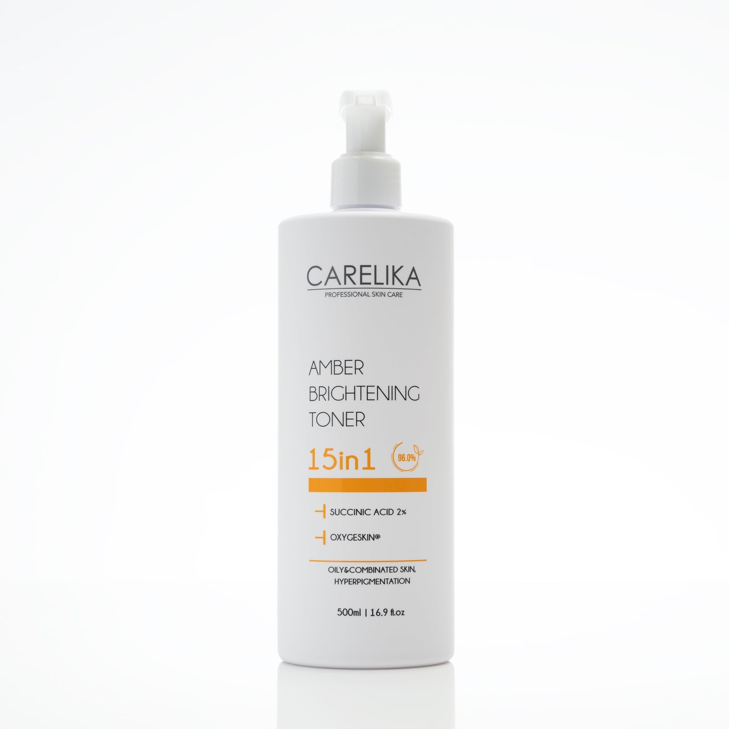 CARELIKA Amber Brightening Toner 15in1 Succinic Acid Professional