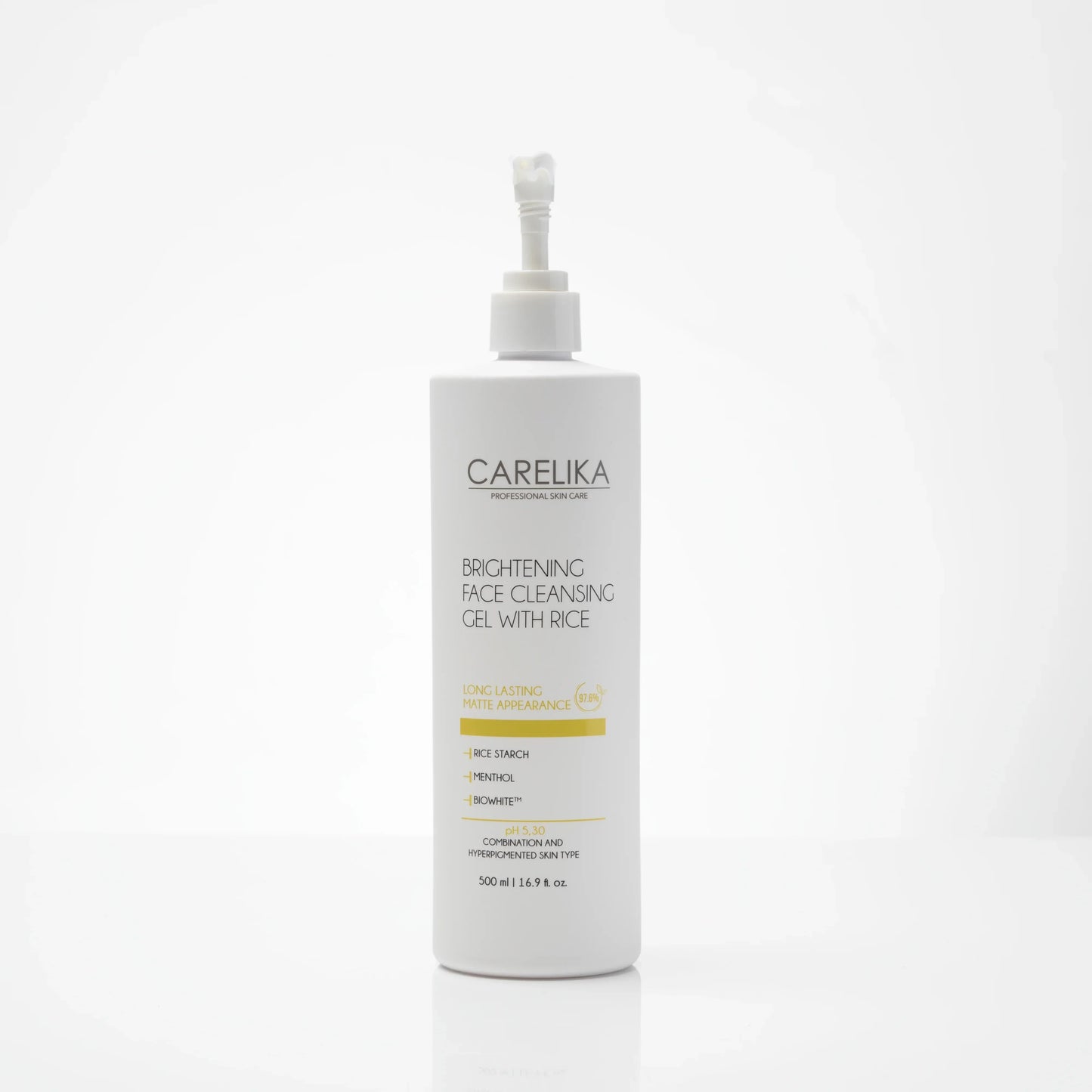 CARELIKA Brightening Face Cleansing Gel with Rice 500ml