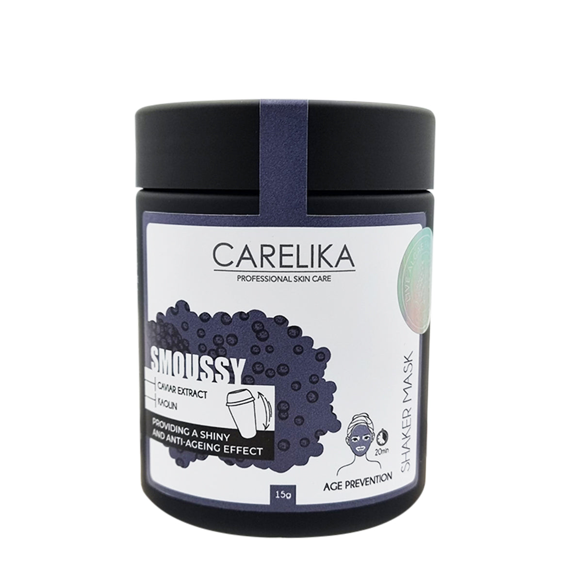 CARELIKA Shaker Smoussy Mask Caviar Jar 15gr.