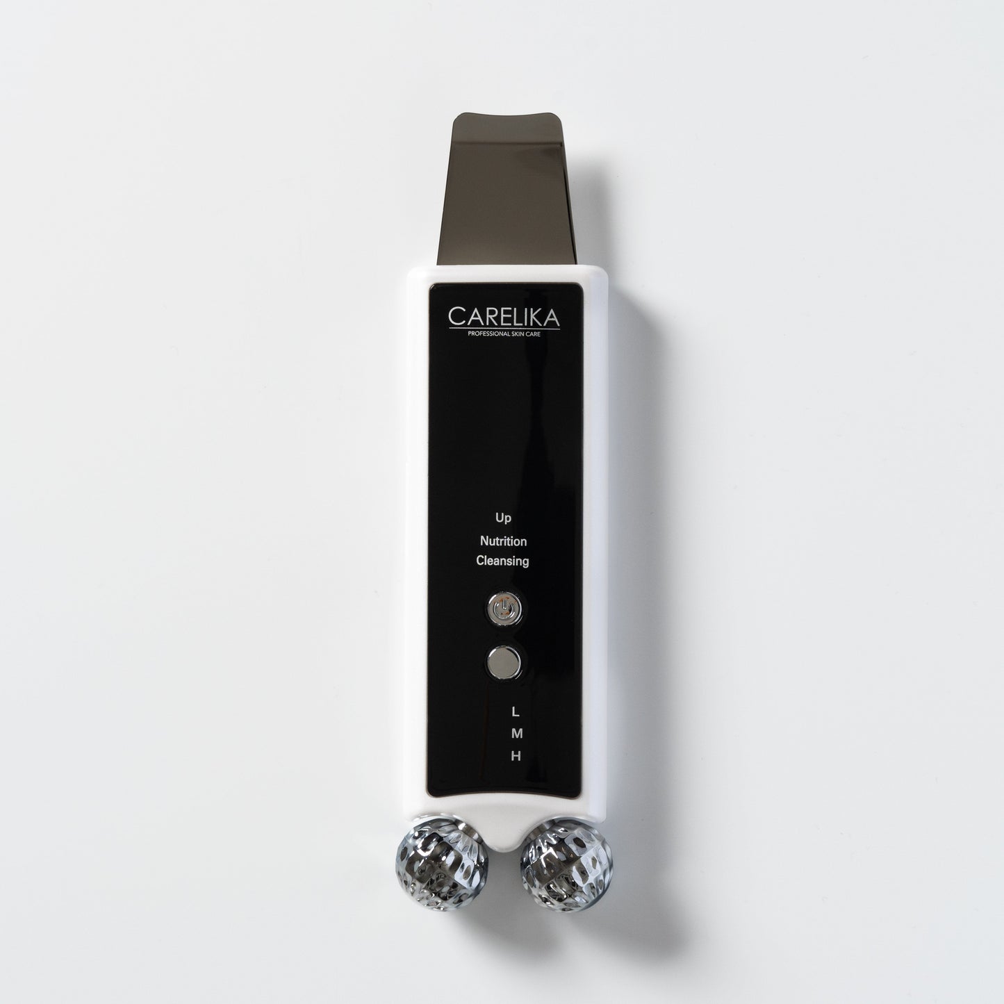CARELIKA 2in1 Double-Roller & Ultrasonic Skin Scrubber