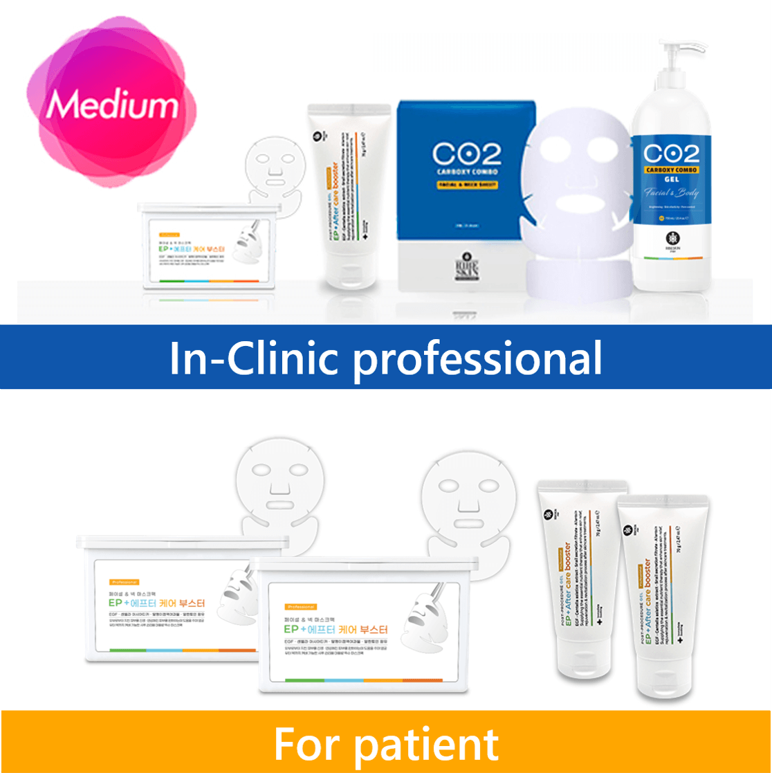 Ribeskin CO2 Carboxy Therapy Facial Professional Combo Plus (Retail Products included)