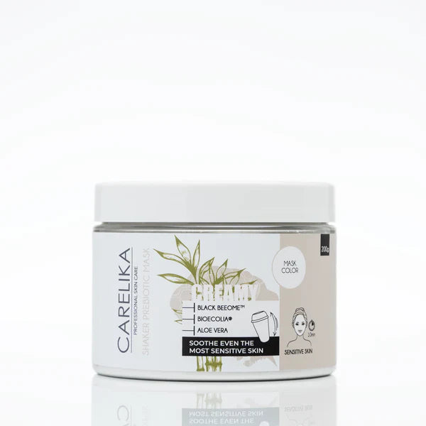 CARELIKA Shaker Prebiotic Creamy Mask Black Beeome 200gr