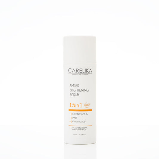 CARELIKA Amber Brightening Scrub 15in1 (with Succinic Acid  2%) 150ml