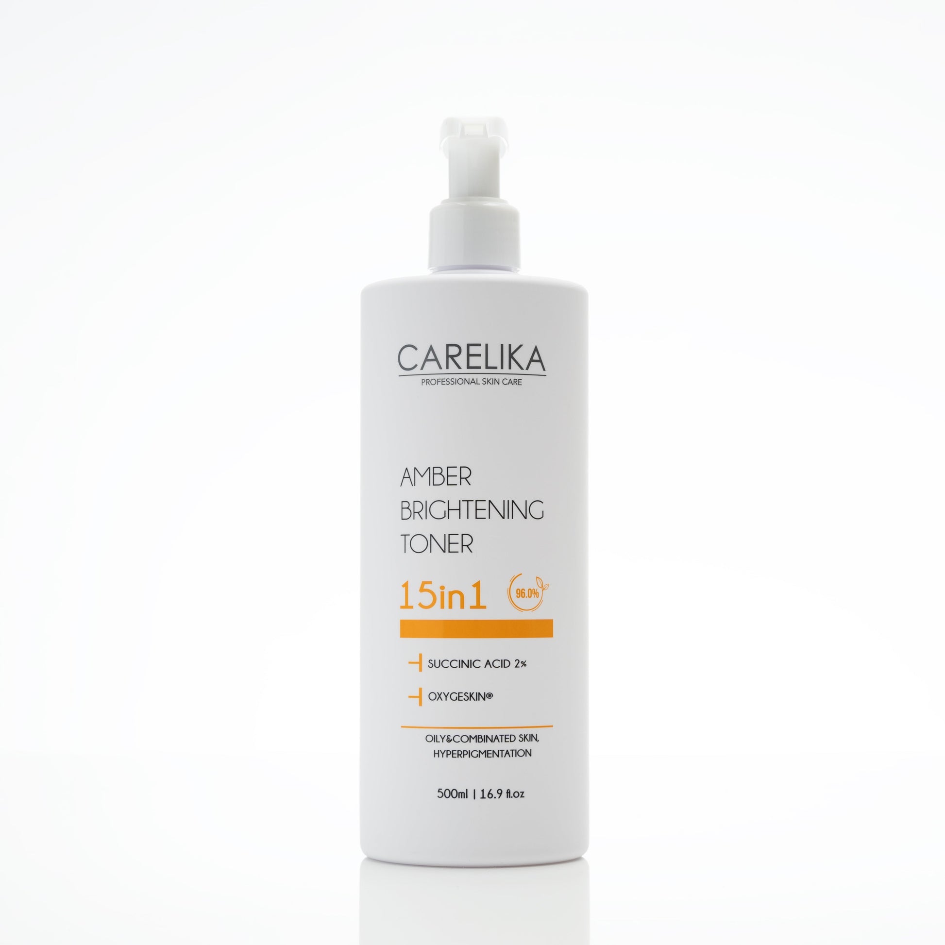 CARELIKA Amber Brightening Toner 15in1 Succinic Acid Professional