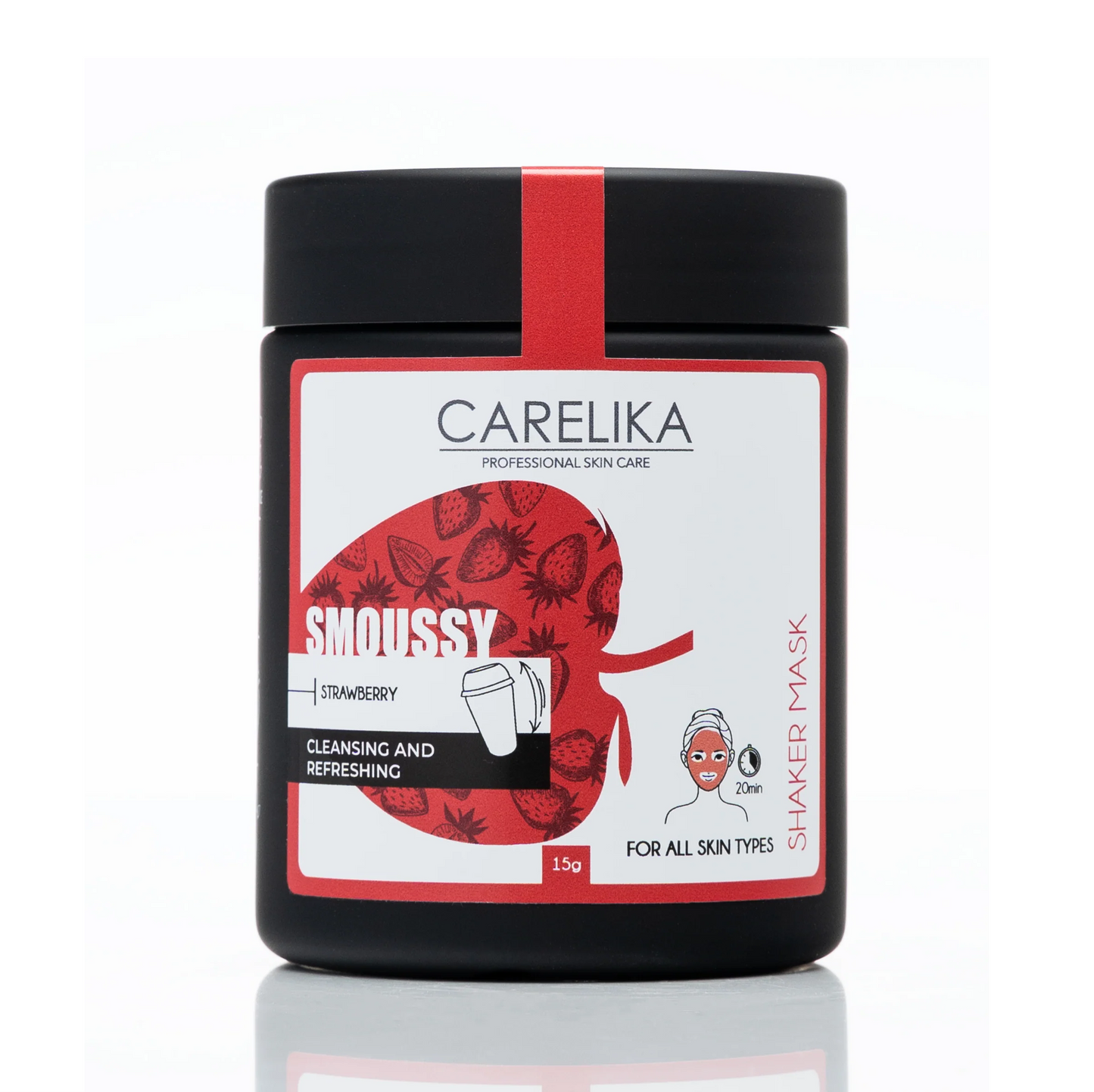 CARELIKA Shaker Smoussy Mask Strawberry  15gr