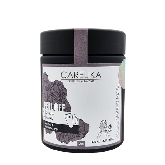 CARELIKA Shaker Peel Off Mask Charcoal Jar 20g