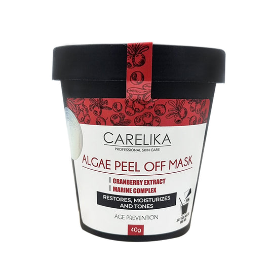 CARELIKA Algae Peel Off  Mask Cranberry Extract with Glucose 40gr