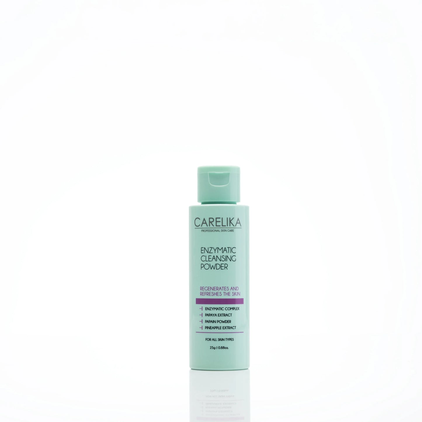 CARELIKA Enzymatic Cleansing Powder -- green bottle 25gr