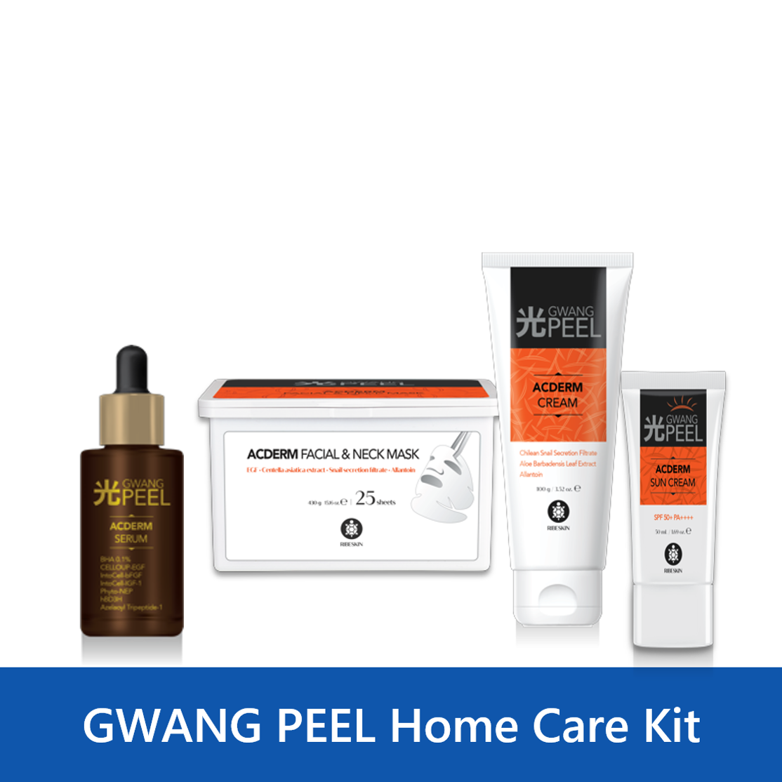 Ribeskin GWANG PEEL Home Care kit - 4 pcs