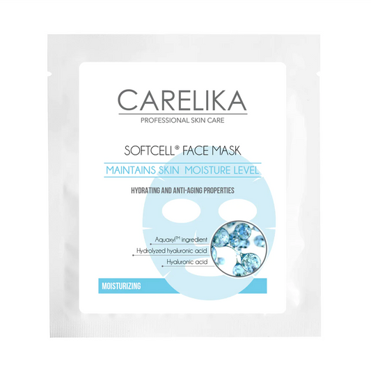 CARELIKA Softcell Face Mask (with Hyaluronic Acid and Vitamin E) Sachet 15ml