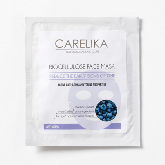 CARELIKA Biocellulose Face Mask (with Blueberry) 8ml
